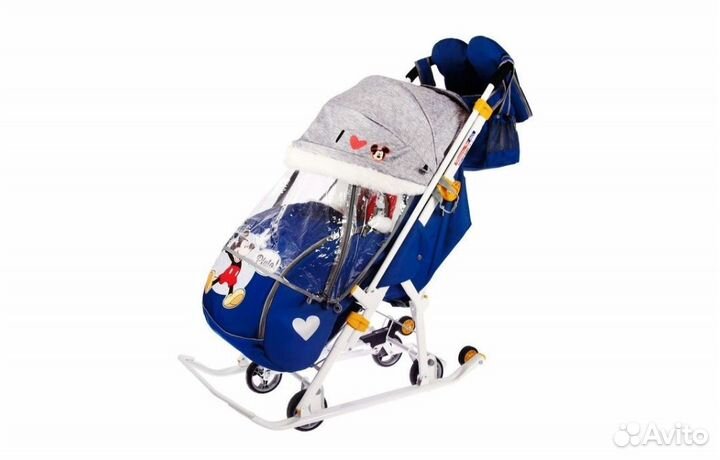Детские санки коляска бу