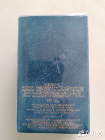 Dolce gabbana light blue forever мужской парфюм