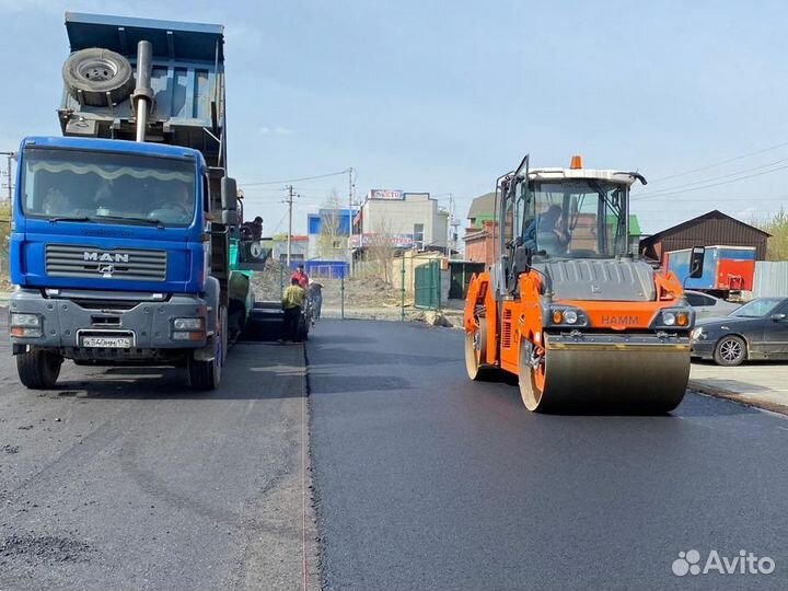 Асфальтирование укладка асфальта под ключ