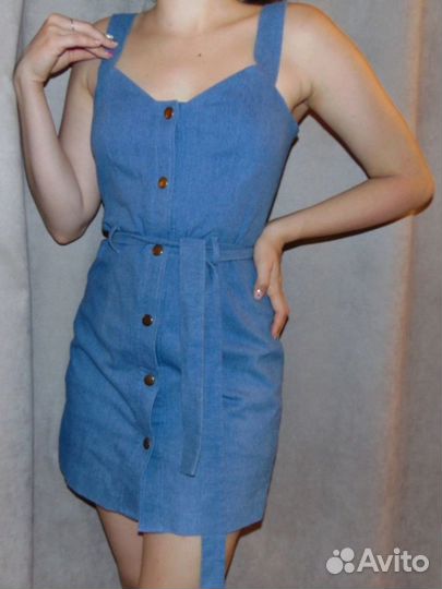 Джинсовый сарафан