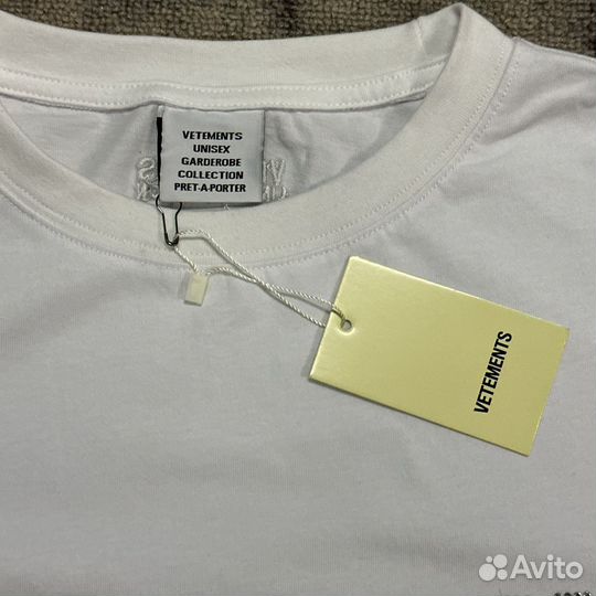 Футболка Vetements Стразы Tee