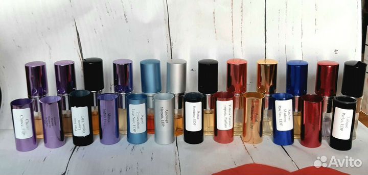 Отливанты остатки, пробники фирменные