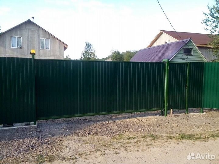 Откатные ворота за 1 день