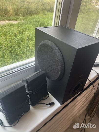 Колонки с сабфуфером creative