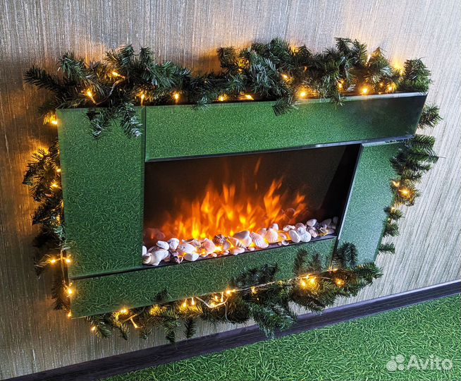 Новый Зеркальный Электрокамин Electrolux + Декор