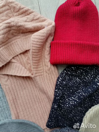 Шапки, снужы для подростков и взрослых