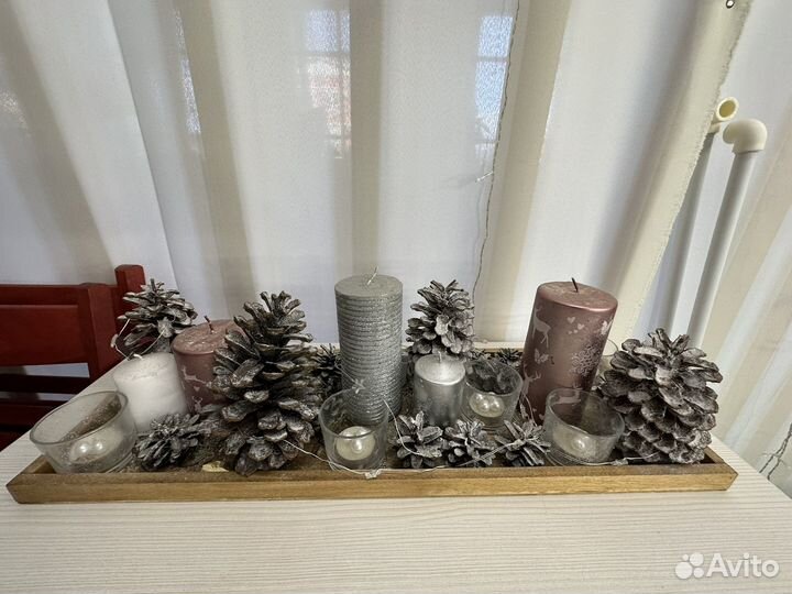Новогодний декор, декор для стола