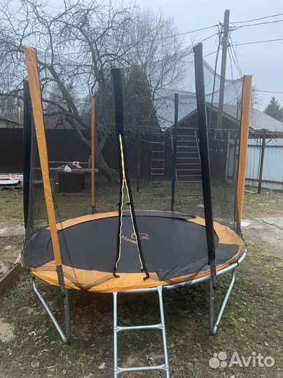 Батут с сеткой бу