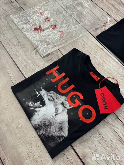 Футболка Hugo Boss хлопок LUX