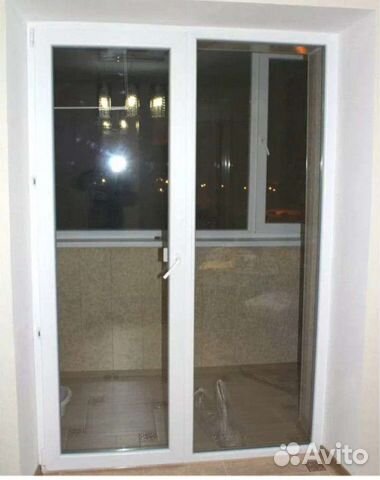 Окно пвх французское 1300х2100