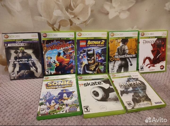 Диски для xbox 360, прошитые