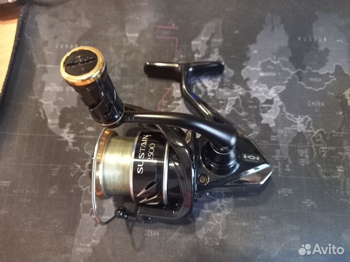 Катушка безынерционная shimano 17 sustain 2500 FI
