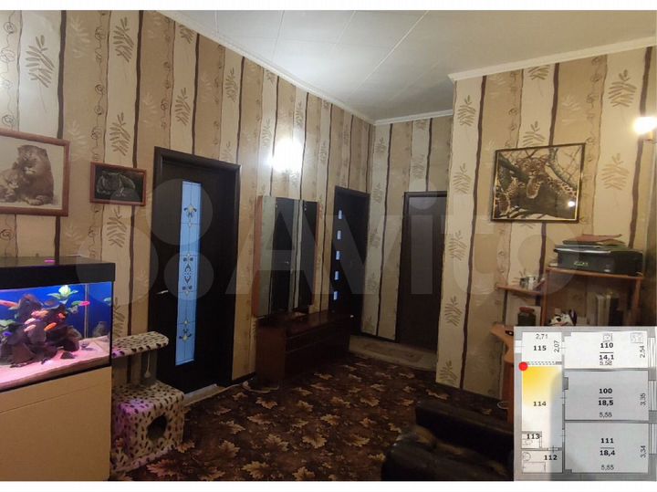 2-к. квартира, 75,5 м², 1/5 эт.