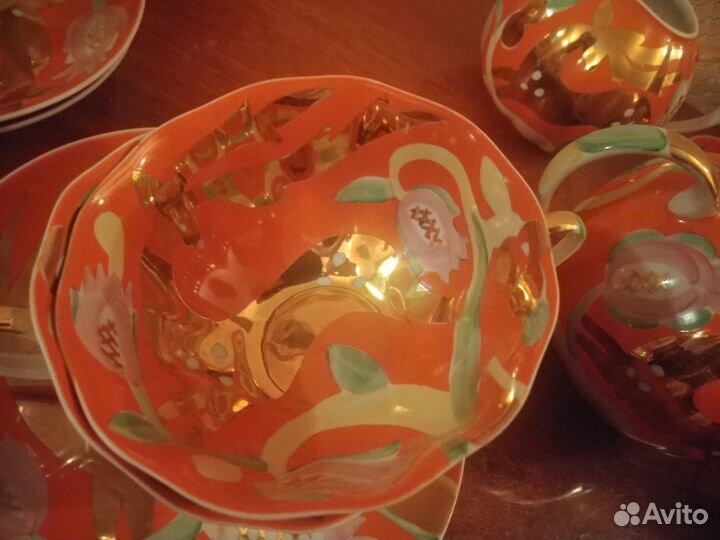 Чайный сервиз Золотой олень