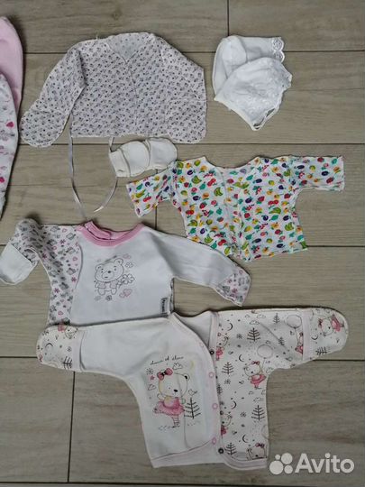 Детские вещи пакетом от 0 до 3 месяцев