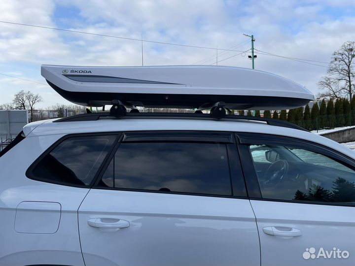 Автомобильный багажник бокс на крышу Skoda