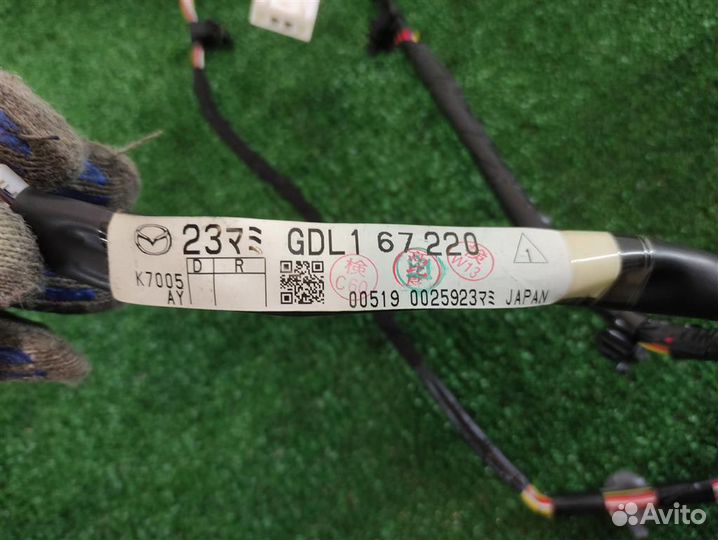 Проводка двери задней правой Mazda 6 (GH) 2010