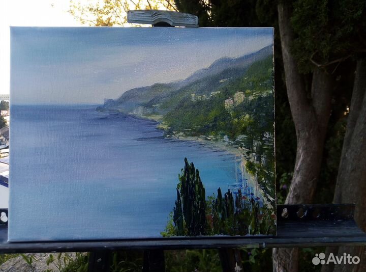 Ялта. Вид с Поликуровского холма. Холст. Масло