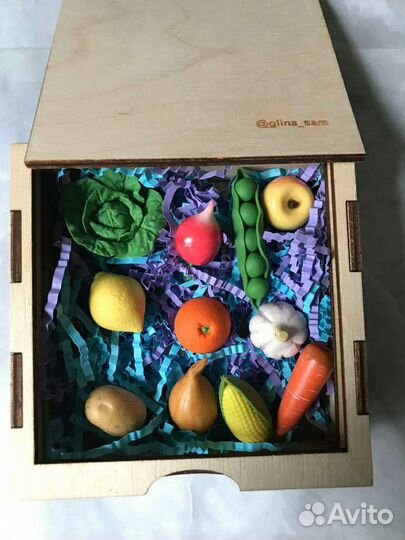 Игрушки развивашки XXL овощи Еда для кукол Фигурки