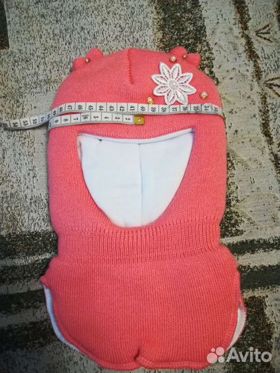 Шапка шлем 6-12 мес