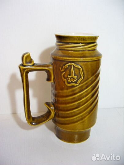 Кружка 1980, Изолятор, СССР, винтаж