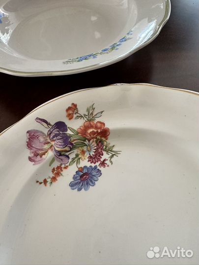 Старые тарелки СССР