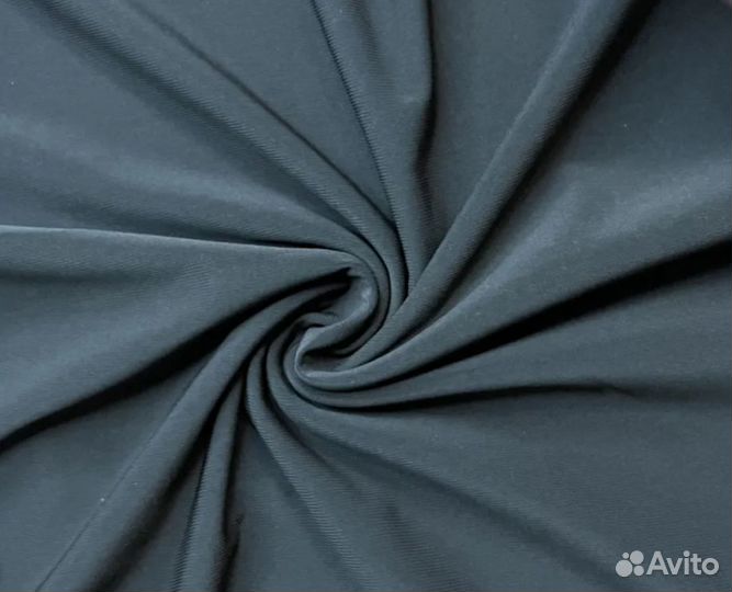 Ткань трикотаж масло чёрный цвет