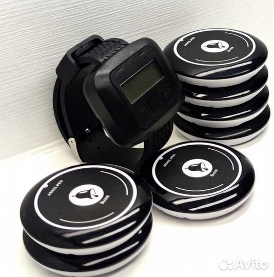 Кнопка вызова персонала, официанта с часами