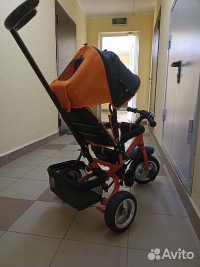 Детский трехколесный велосипед бу