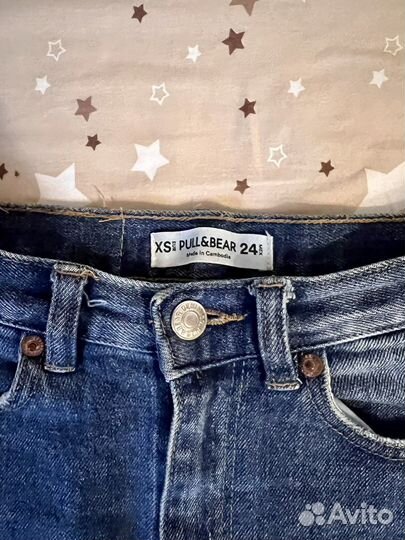 Джинсовая юбка pull bear