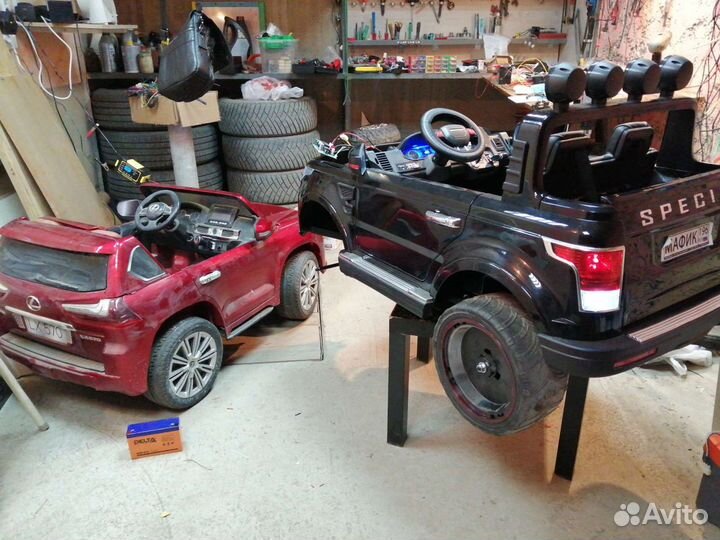 Ремонт детских электромобилей, электроквадроциклов