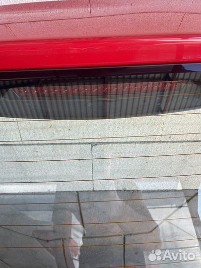 Стекло заднее skoda fabia