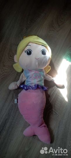 Русалка большая мягкая игрушка