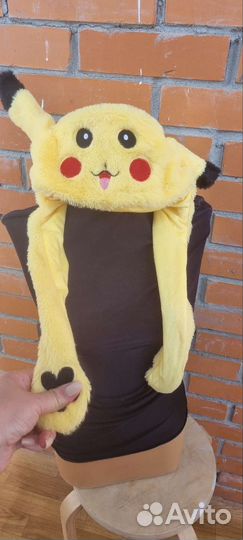 Шапка покемон с двигающимися ушами