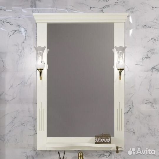 Зеркало Opadiris Риспекто 65 слоновая кость с выкл