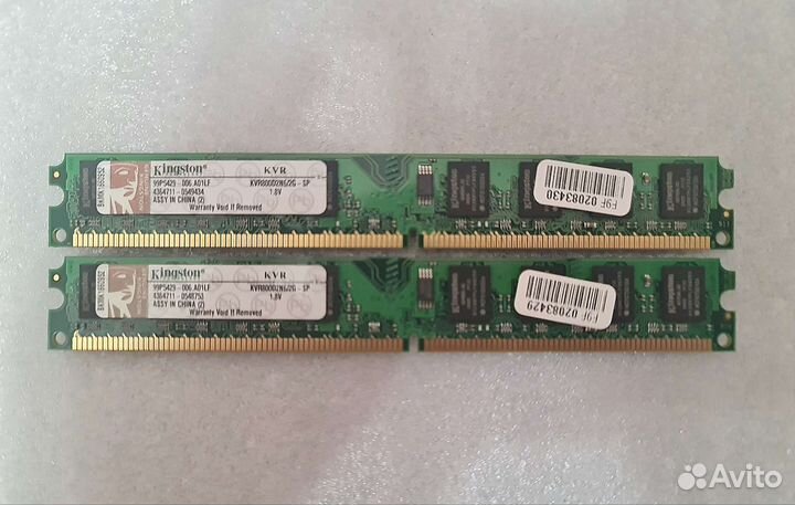 Оперативная память ddr2 4х2gb (800мгц)