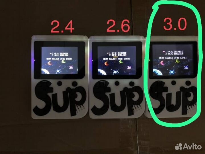 Игровая приставка SUP 400, экран 3 дюйма