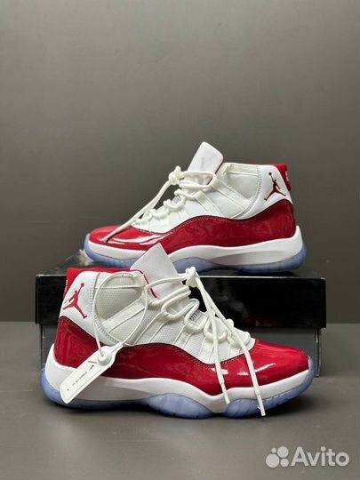 Кроссовки Nike Air Jordan 11 RED Оригинал poizon