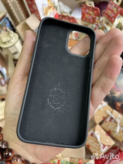 Кожаный чехол на iPhone 12 mini из кожи питона