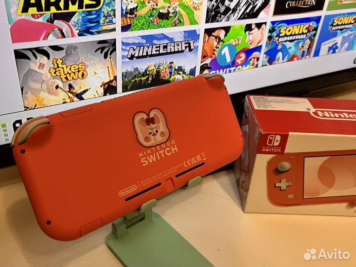 Nintendo switch lite с играми 128gb