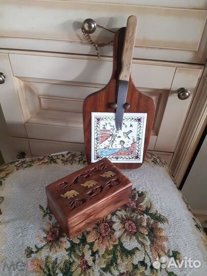 Вышлю винтаж набор 80 90е Португалия сырная доска