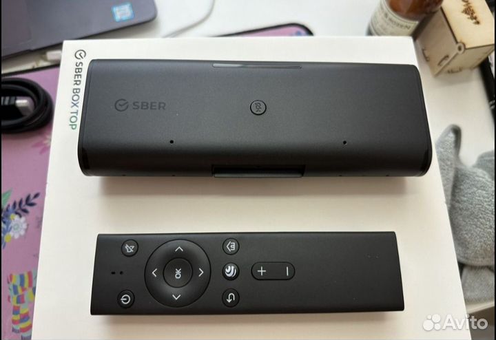 Смарт-приставка SberBox Top с умной камерой сбер