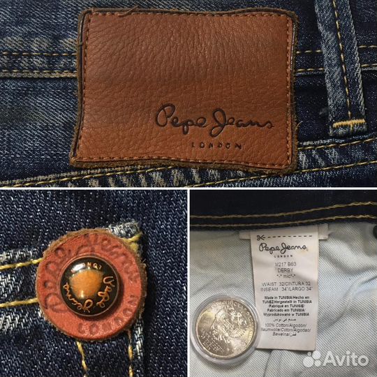 Джинсы мужские 32/32 Pepe jeans