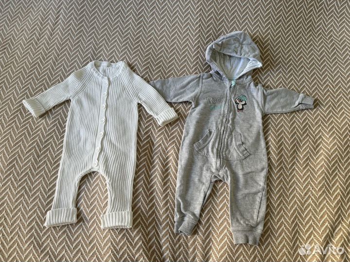 Вещи hm mothercare для мальчика 68 74 80