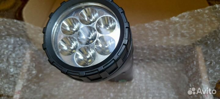 Фонарик светодиодный аккумуляторны 18650 литий.ион