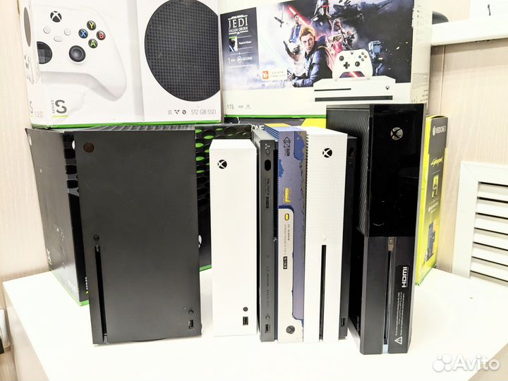 Игровые приставки Xbox one / one s / series