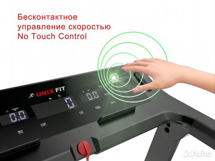 Беговая дорожка unixfit Hi-tech F2 plus Dark Storm