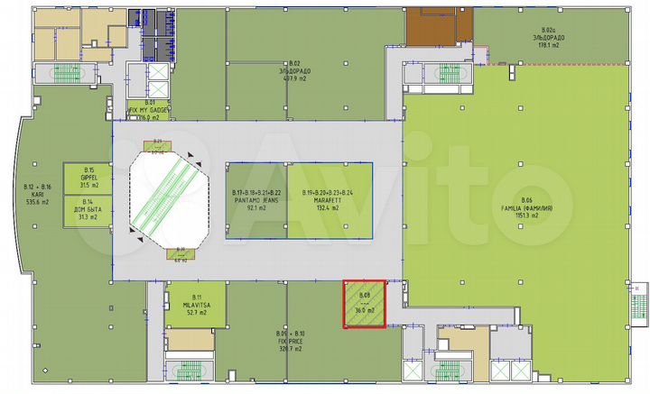 Торговая площадь, 36 м²