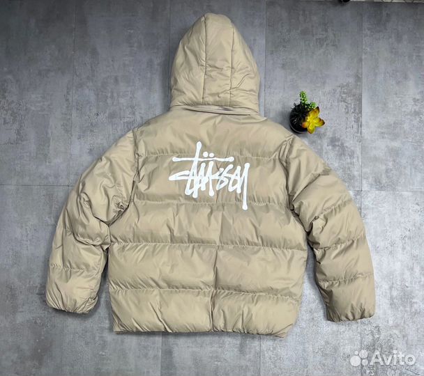 Пуховик зимний мужской stussy куртка зимняя