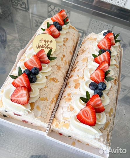 Меренговый рулет